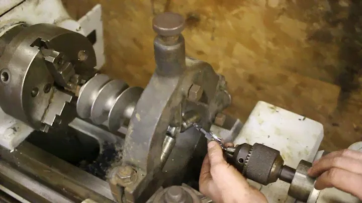 Machining a new end for a meat grinder auger Part 2