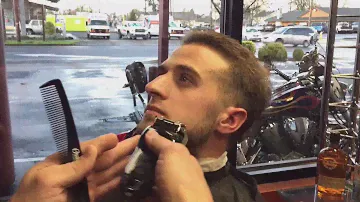 Oster MxPro Laying down a beard