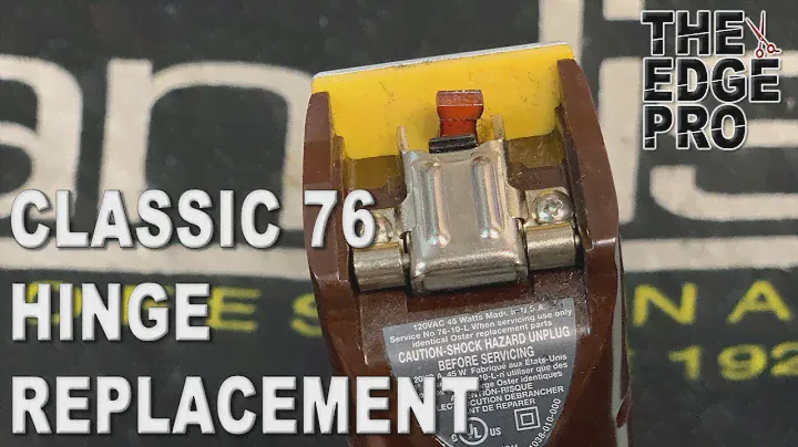 How to replace the hinge - Classic 76