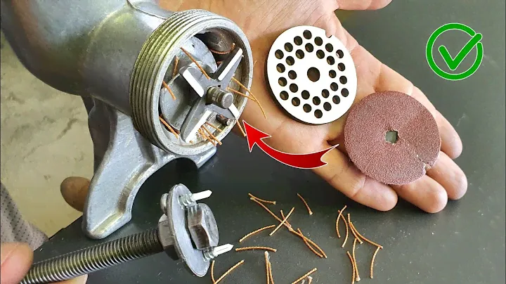 Wow, this meat grinder now looks like a razor! Cuts thread and iron with ease!