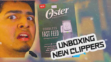 UNBOXING NEW OSTER FAST FEED CORDLESS CLIPPER‼️😱💈FIRST OPINIONS 🔥✂️ I Looked everywhere for these😂⁉️
