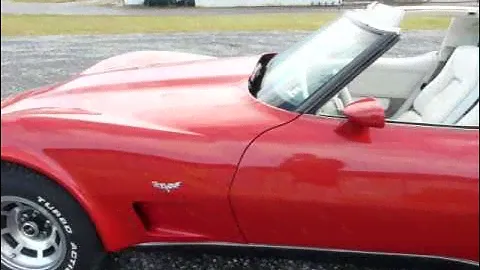 1979 Red Corvette Oyster Int Very Nice Driver Vette