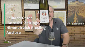 Wine Review: Selbach-Oster Whelener Sonnenuhr Riesling Spatlese 2021