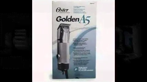 Oster Cooler Running - Golden A5 Small Animal Clipper