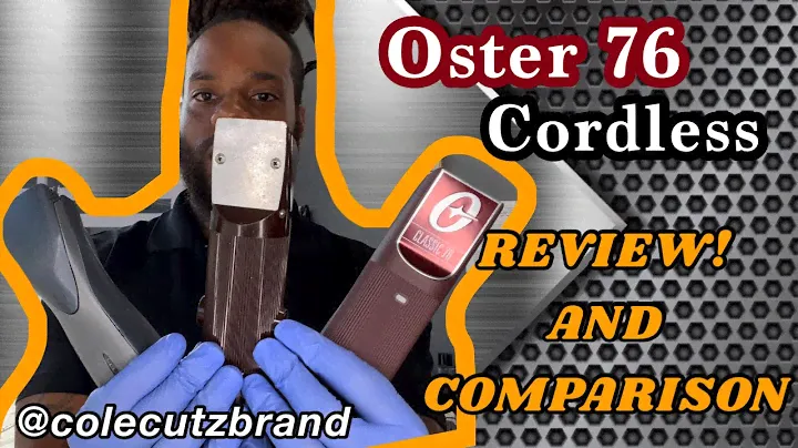 Oster 76 cordless Andis zr and Classic oster 76 comparison