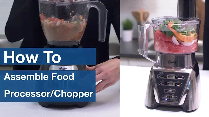 How To Assemble Your Oster® Food Processor or Food Chopper Attachment | Oster®