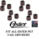 12 pc Oster Pet Grooming Nail Grinder Trimmer FINE MEDIUM SANDING GRINDING BANDS